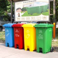 Dr.Dirt 660L Plastic Outdoor Trash Bin - Cleanic Cleaning Equipment