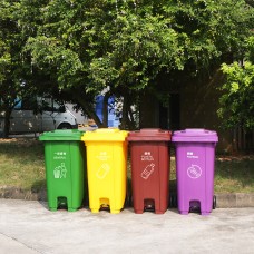 Dr.Dirt 660L Plastic Outdoor Trash Bin - Cleanic Cleaning Equipment