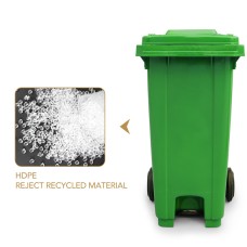 Dr.Dirt 660L Plastic Outdoor Trash Bin - Cleanic Cleaning Equipment