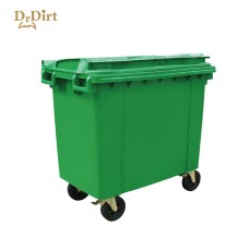 Dr.Dirt 660L Plastic Outdoor Trash Bin - Cleanic Cleaning Equipment