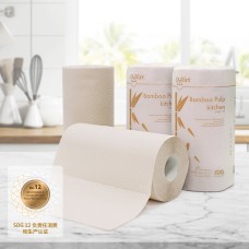 Dr.Dirt Bamboo Kitchen Paper Roll - Cleanic Cleaning Equipment