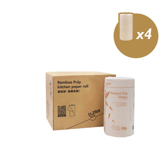 Dr.Dirt 竹漿廚房卷紙（去塑化包裝）