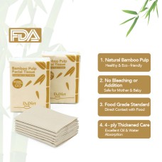 Dr.Dirt Bamboo Pulp Facial Tissue - Cleanic Cleaning Equipment