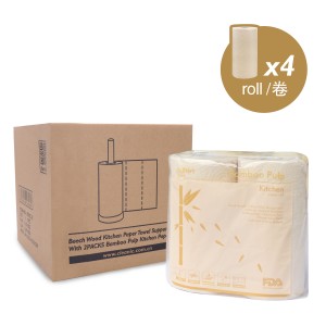 Dr.Dirt 竹漿厨房廚卷紙 (2提4卷裝)