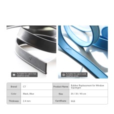 CT 2 In 1 Plastic Swivel Combo Window Squeegee - Cleanic Cleaning Equipment
