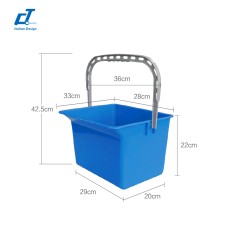 CT 12L Polypropylene Bucket - Cleanic Cleaning Equipment