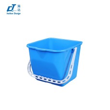 Italy CT CTA 25B 25L Polypropylene bucket,blue - Cleanic Cleaning Equipment