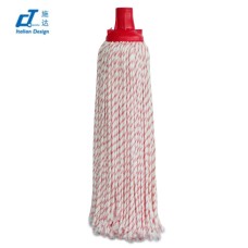 Microfiber stripe round mophead 220g MRM S2230BW - Cleanic Cleaning Equipment