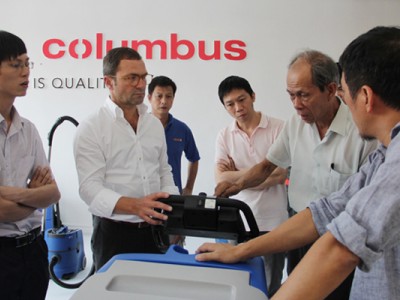 德國奧林匹斯Columbus總裁到訪健力總部