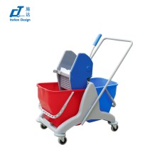 CT Twin Bucket Trolley - Cleanic Cleaning Equipment