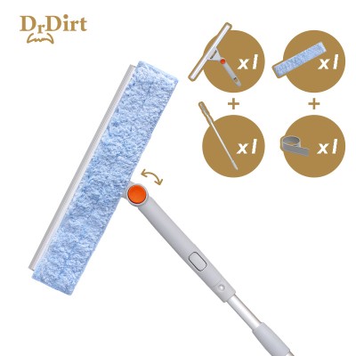 Dr.Dirt 二合一調向玻璃刮