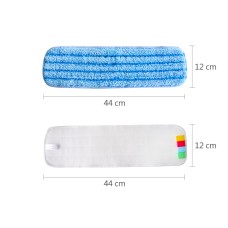 CT Economical Microfiber Flat Mop Replacement - Cleanic Cleaning Equipment
