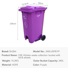 Dr.Dirt Food Waste Bin - Cleanic Cleaning Equipment
