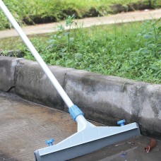 施達 室外推水扒 45cm扒頭+伸縮桿 藍色 - Cleanic Cleaning Equipment
