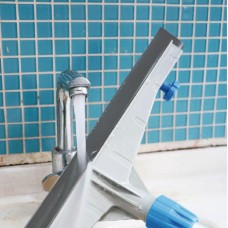 施達 室外推水扒 45cm扒頭+伸縮桿 藍色 - Cleanic Cleaning Equipment