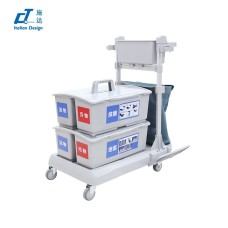 CT Flat Mopping Trolley With Braking System - Cleanic Cleaning Equipment