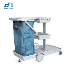 CT Basic Version Janitorial Trolley - Cleanic Cleaning Equipment