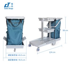 CT Basic Version Janitorial Trolley - Cleanic Cleaning Equipment