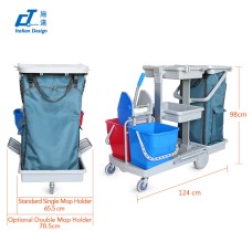 CT Basic Version Kentucky Mopping Trolley - Cleanic Cleaning Equipment