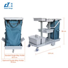 CT Basic Version No-Dirty Water System Trolley - Cleanic Cleaning Equipment