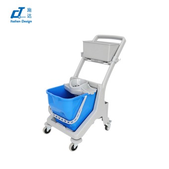 CT施達 多用途迷你清潔服務車/配25L圓拖桶