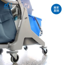 CT施達 多用途迷你清潔服務車配垃圾袋/排拖 - Cleanic Cleaning Equipment