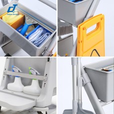 CT Mini Round Mop Trolley - Cleanic Cleaning Equipment