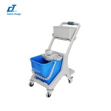 CT Mini Round Mop Trolley - Cleanic Cleaning Equipment