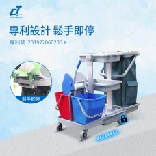 CT Basic Version Kentucky Mopping Trolley with Braking System - Cleanic Cleaning Equipment
