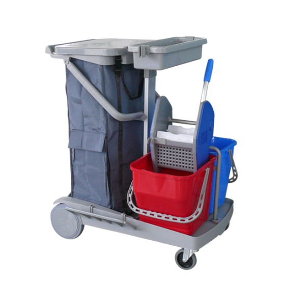 施達 輕巧型雙桶榨水清潔服務車