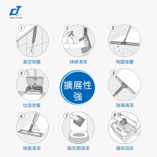 CT施達“形變”系列清潔服務車 帶剎車 基礎款帶防護頂蓋