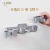 Dr.Dirt 免打孔清潔工具收納掛鉤 2夾扣連1掛鉤