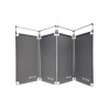 活動圍欄屏風 灰色 鋁管