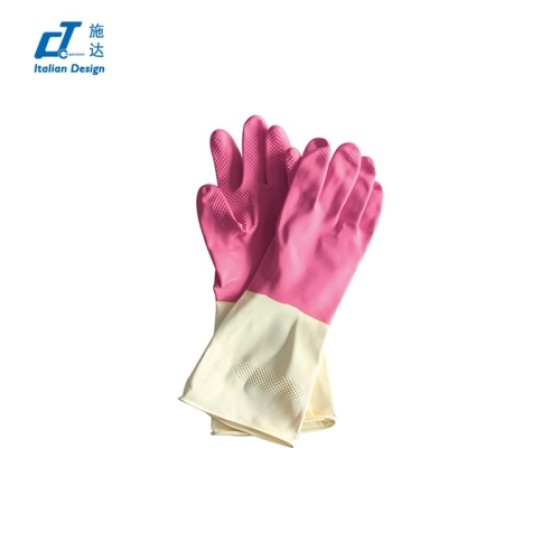 施達 家用橡膠手套 中碼