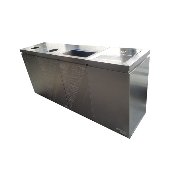 不銹鋼環保回收桶