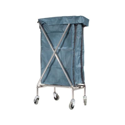 100L 不銹鋼客房服務車架 不含收集袋