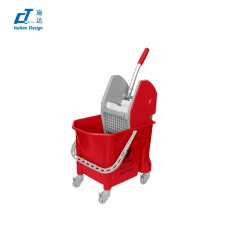 CT Single Bucket with Wringer - Cleanic Cleaning Equipment