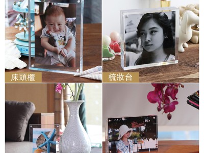 Dr.Dirt磁石亞加力相架,晶瑩剔透,水晶般清晰展示每一張照片,裝飾送禮皆宜！