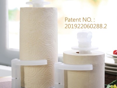 Dr. Dirt "易撕" 廚房紙巾架，專利設計，免觸撕紙！