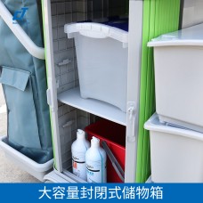 CT Flat Mopping Cabinet Trolley - Cleanic Cleaning Equipment