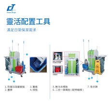 CT Roll Top Cabinet Trolley / Kentucky - Cleanic Cleaning Equipment