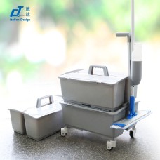 CT No-Dirty Water Stack-on Bucket Trolley - Cleanic Cleaning Equipment