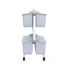 CT No-Dirty Water Double Decks Trolley - Cleanic Cleaning Equipment