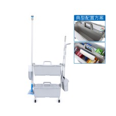 CT施達 無污水雙層手挽車 - Cleanic Cleaning Equipment
