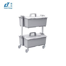 CT No-Dirty Water Double Deck Trolley - Cleanic Cleaning Equipment