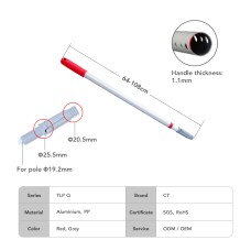CT施達 1米 1.4米 2米快速鎖伸縮桿 帶桿頭 - Cleanic Cleaning Equipment