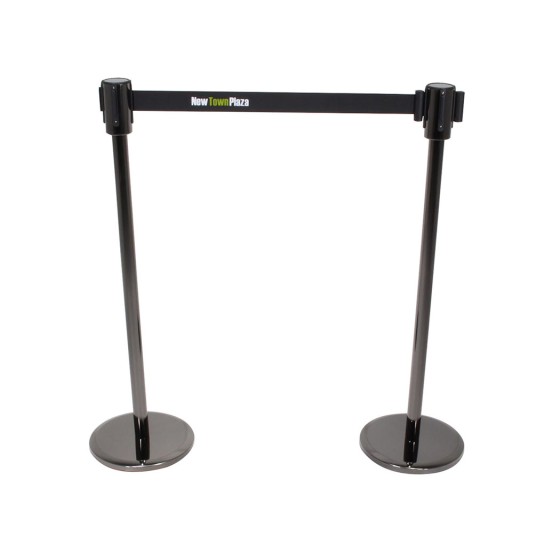 不銹鋼拉帶柱 黑色