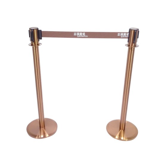 不銹鋼拉帶柱 古銅色