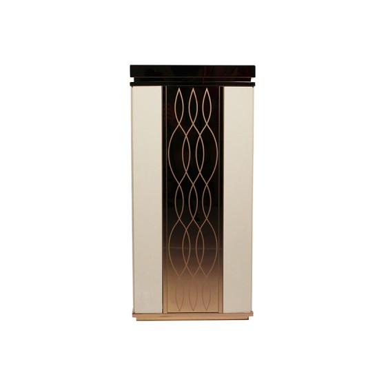 不銹鋼方形座地垃圾桶