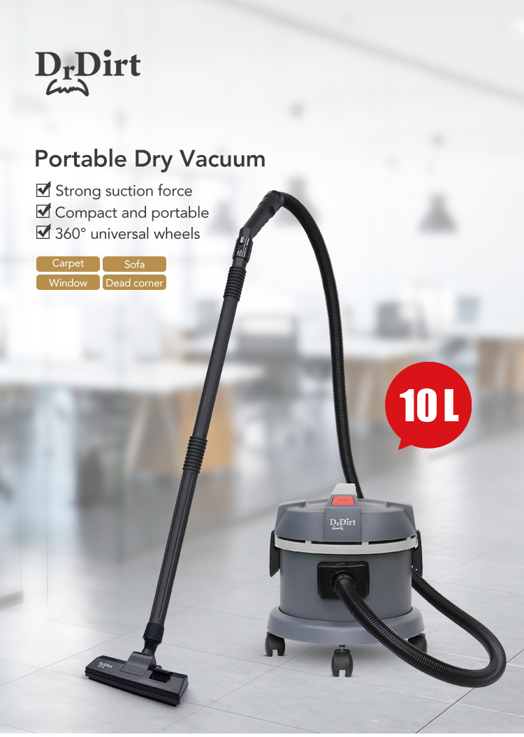 Dr.Dirt 10L Vacuum Cleaner - Cleanic Cleaning Equipment